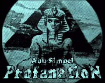 Abu Simbel Profanation screen shot title